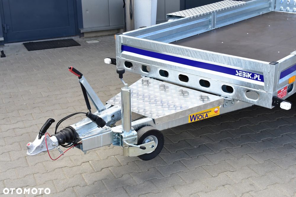 Wiola Przyczepa do transportu sprzętu budowlanego B2730 Najazdy DMC 2700 kg. - 15