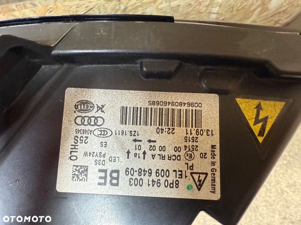 AUDI A3 8P LIFT 08- LAMPA LEWA PRZÓD PRZEDNIA BI-XENON 8P0941003BE - 11