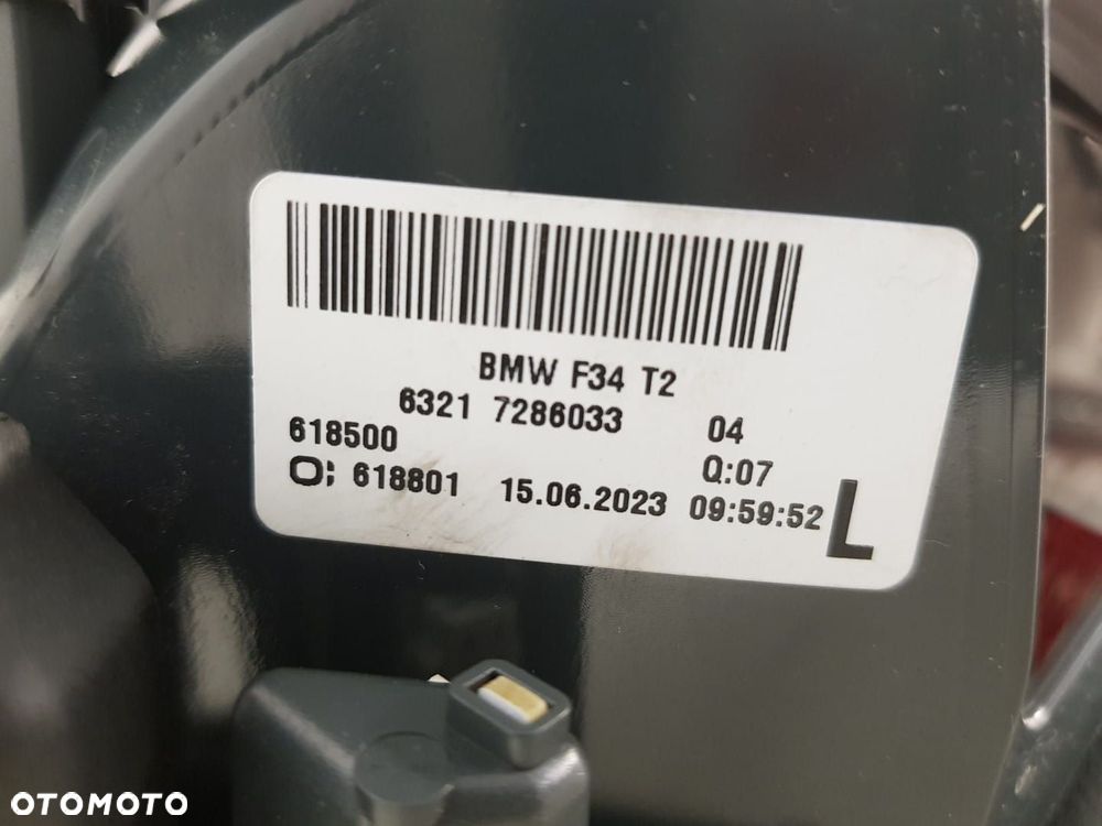 NOWA ORYGINALNA LAMPA TYLNA LEWA LED W KLAPĘ  BMW 3 GT F34 7286033 LEWY TYŁ - 9