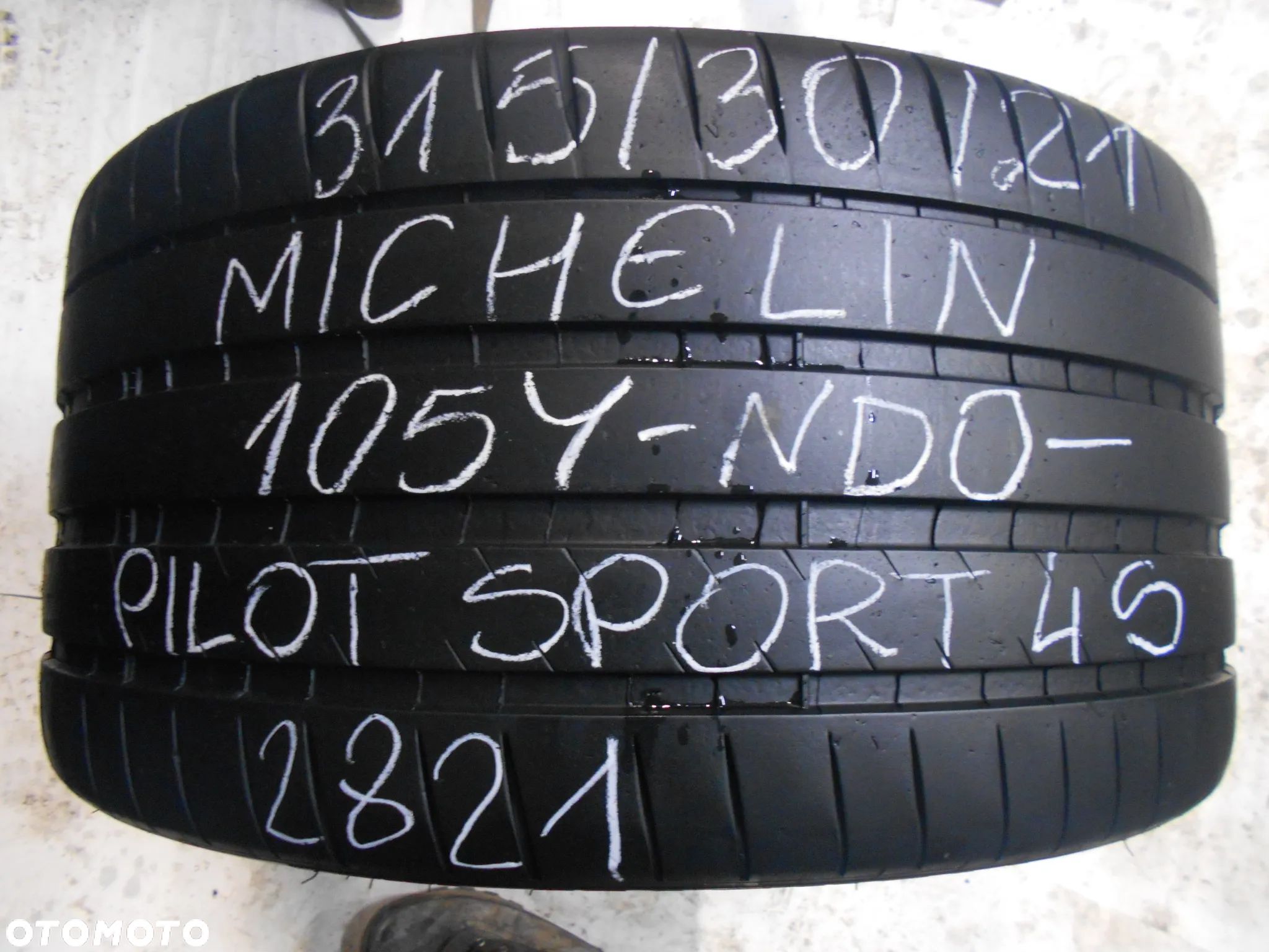 OPONA POJEDYNKA 315/30R21 MICHELIN PILOT SPORT 4S NDO DOT 2821 6.5MM - 1