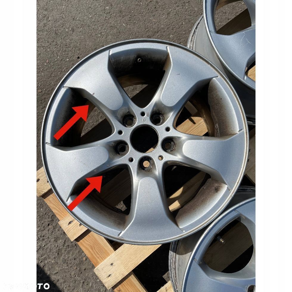 BMW X3 E83 FELGI ALU 8J X17 ET46 KOMPLET 3417393 - 4