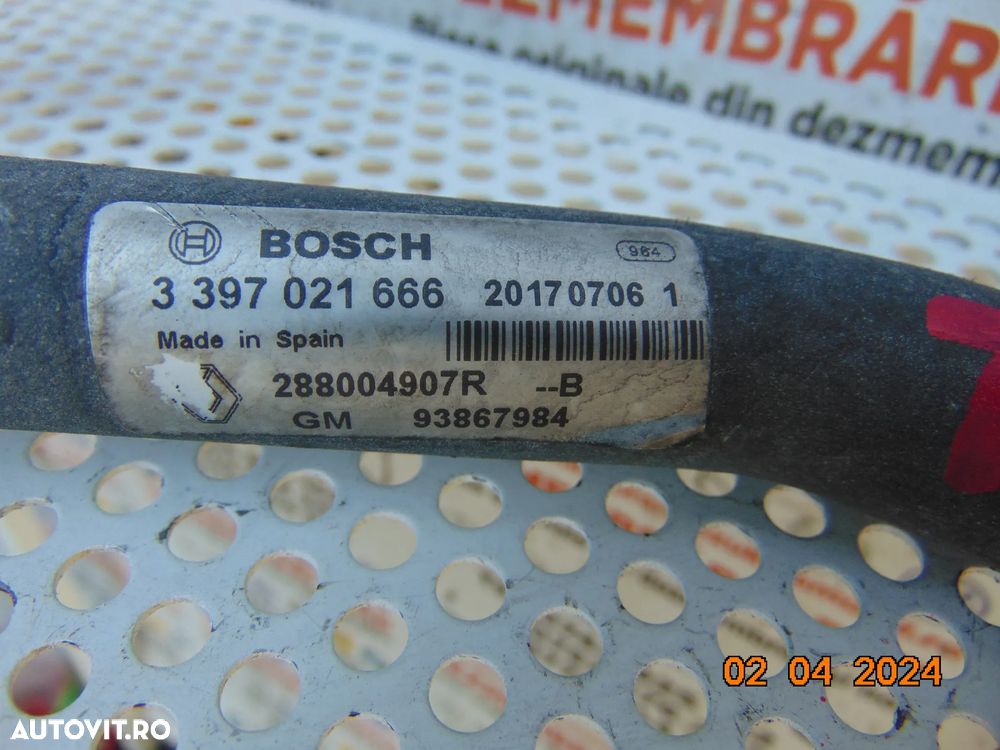 Ansamblu stergatoare renault Trafic 2014-2023 Opel vivaro timonerie cod r - 3