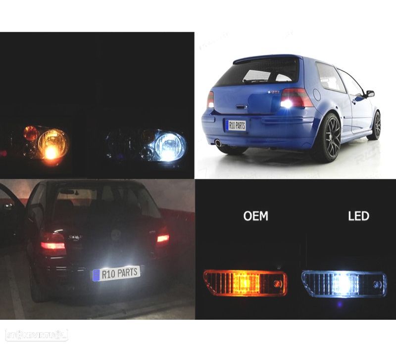 KIT 8 LAMPADAS LED EXTERIOR PARA VOLKSWAGEN VW GOLF 4 GTI 99-05 - 1