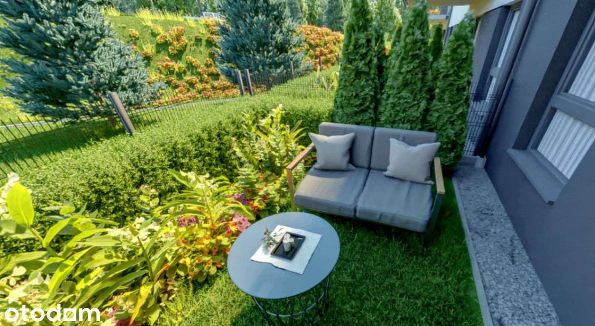 2-pokojowe mieszkanie z ogródkiem | 35,42 m² | Gdańsk Południe
