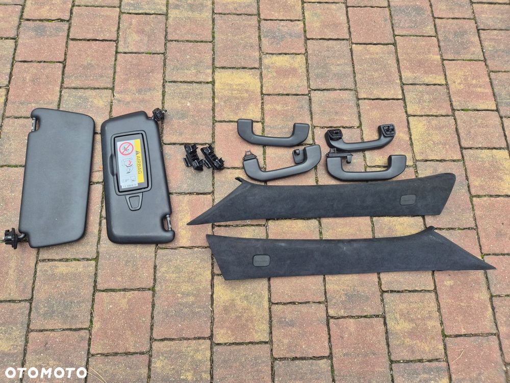 podsufitka alcantara czarna infiniti q30 sport - 5