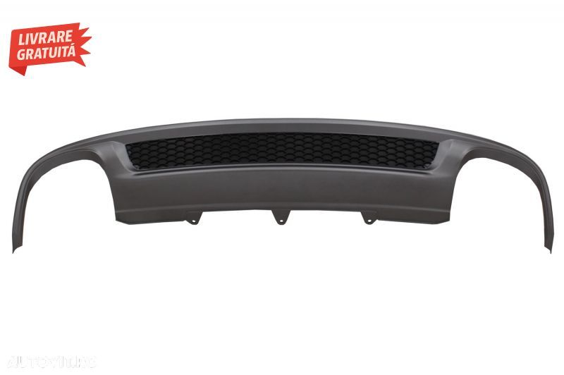 Difuzor Bara Spate si Ornamente toba AUDI A4 B8 Facelift Sedan/Avant (2012-2015) S- livrare gratuita - 2