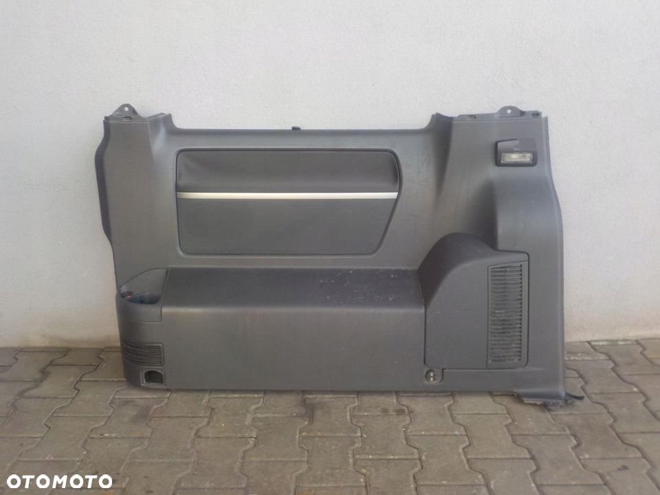 VW T5 MULTIVAN TAPICERKA BOCZEK PRAWY TYŁ ANTRACYT - 1