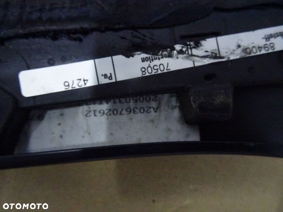 SZYBA KAROSERYJNA PRAWY TYŁ MERCEDES W203 KOMBI NR109 - 8