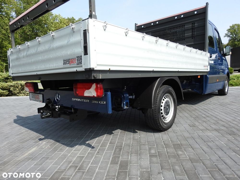 Mercedes-Benz SPRINTER 316 SKRZYNIA PODWÓJNA KABINA DOKA 7 MIEJSC KLIMATYZACJA ASO  160KM - 21