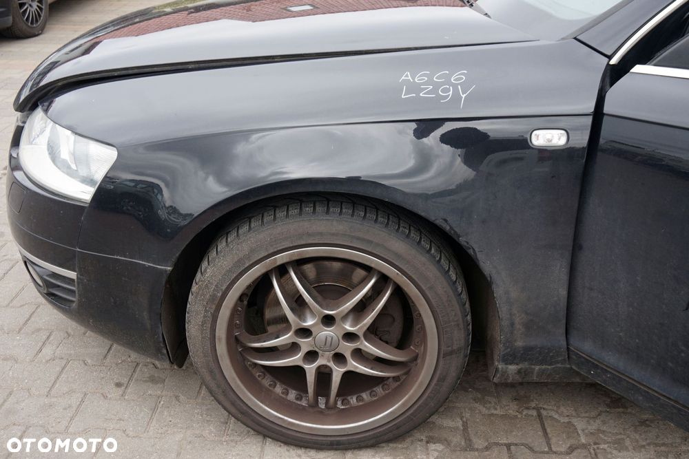 MASKA ZDERZAK BŁOTNIKI LAMPY A6 C6 LZ9Y  AUDI 2004-2008 CZARNY PRZÓD KOMPLETNY - 11