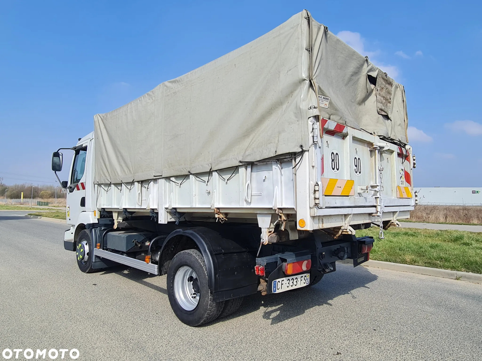Renault Midlum Wywrotka 3 str Czołownica Specjalny Tylko 116 tys km Plandeka - 24