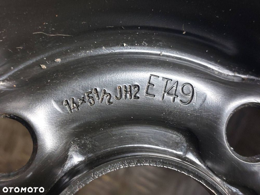 KOŁO FELGA OPONA ZAPAS 4X100 5,5Jx14 ET49 FI56,6 175/65R14 OPEL CORSA - 2