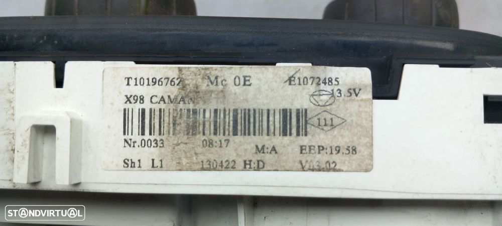 Botão / interruptor do AC RENAULT Clio IV (BH_) - 4