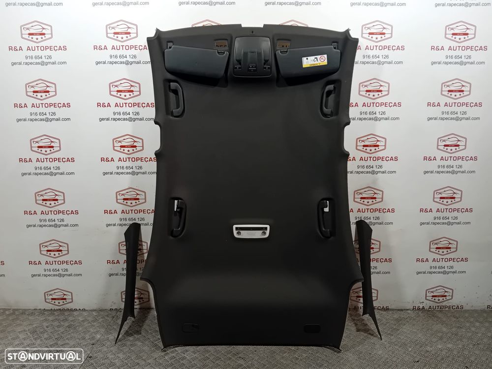 Conjunto Interior Forro Forra Tecto Teto Cupula Mercedes Class A W176 AMG Original - 1