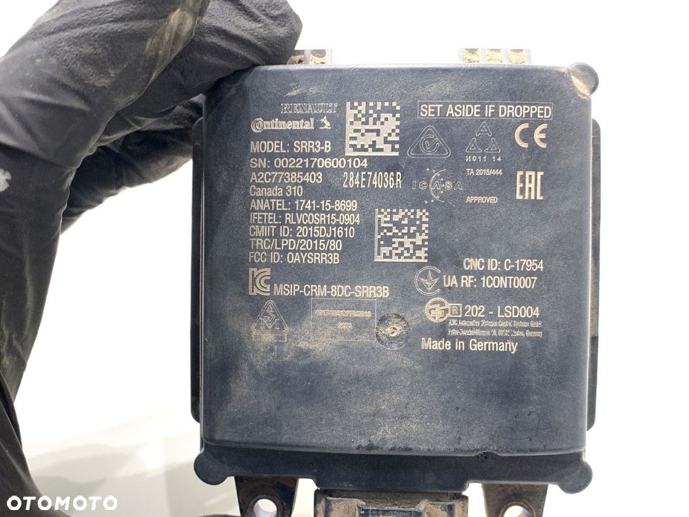 RADAR DISTRONIC  RENAULT ARKANA I (LCM_) 2019 - 2022 1.5 E-TECH 145 69 kW [94 KM] Hybryda silnik - 4