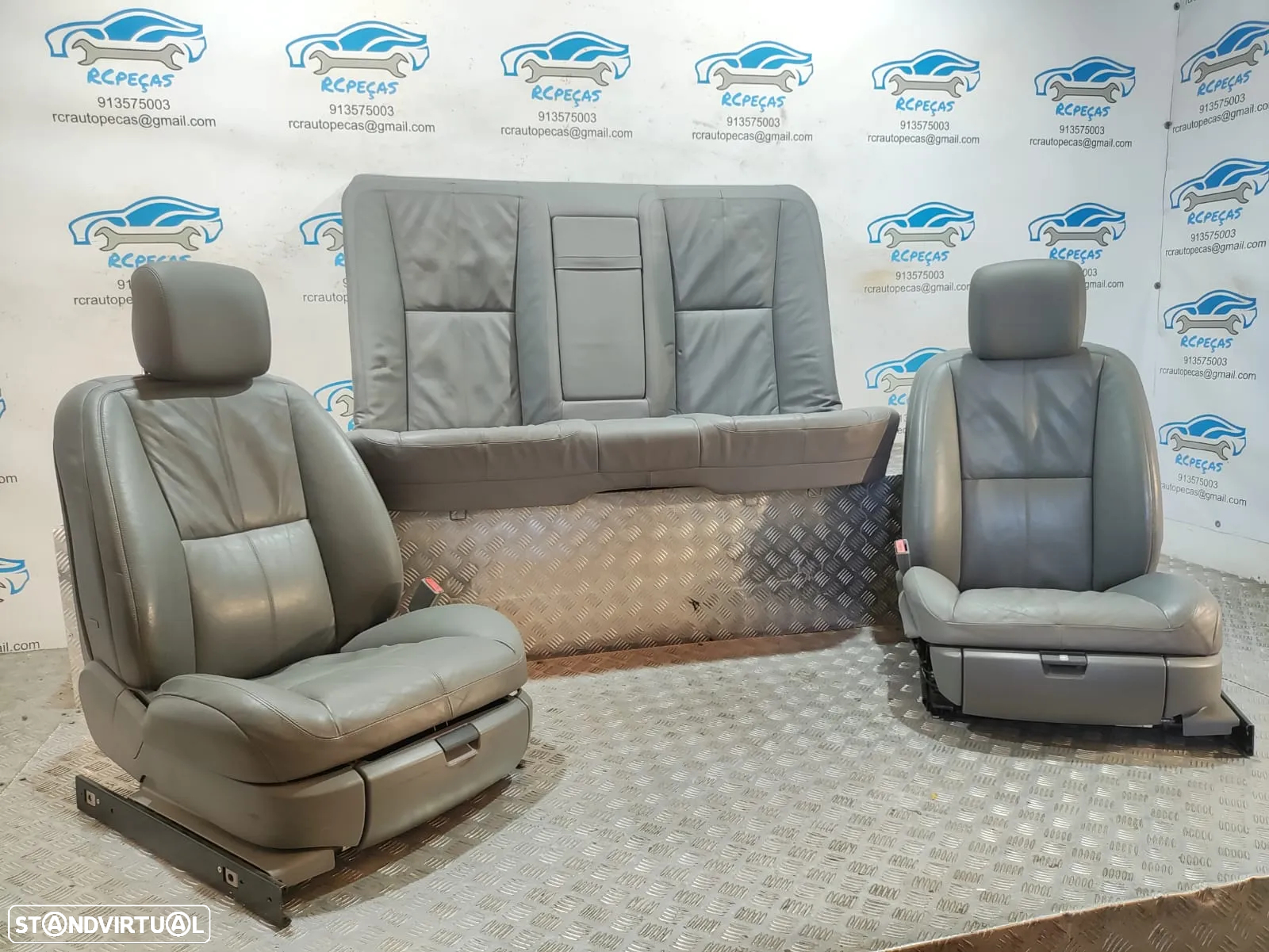 Conjunto Bancos em Pele Elétricos Mercedes Class S W221 - 2