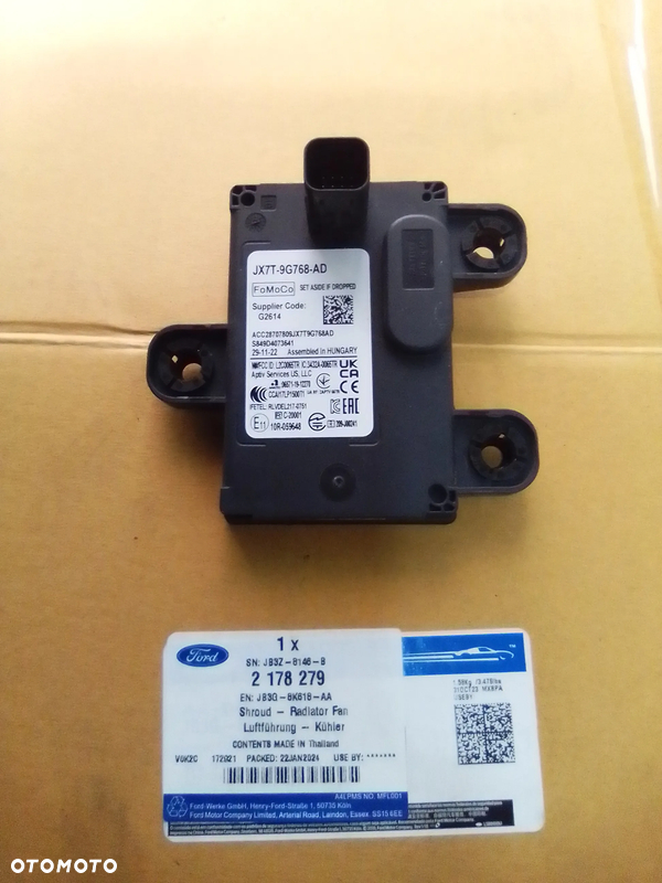 Radar Distronic Czujnik ACC Ford JX7T-9G768-AD