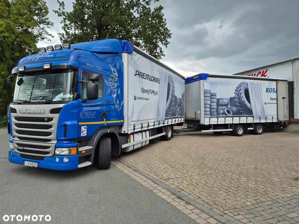 Scania G420HPI ZESTAW PRZESTRZENNY 120m³ 38Epal 2x7,7m- wzorowy stan! - 3