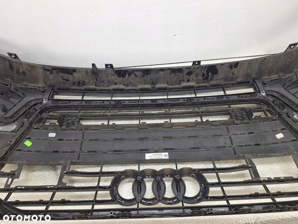 ZDERZAK AUDI A6 C8 4K 4K0 S-LINE 2019-2023 BLACK EDITION GRILL KRATKA - 8