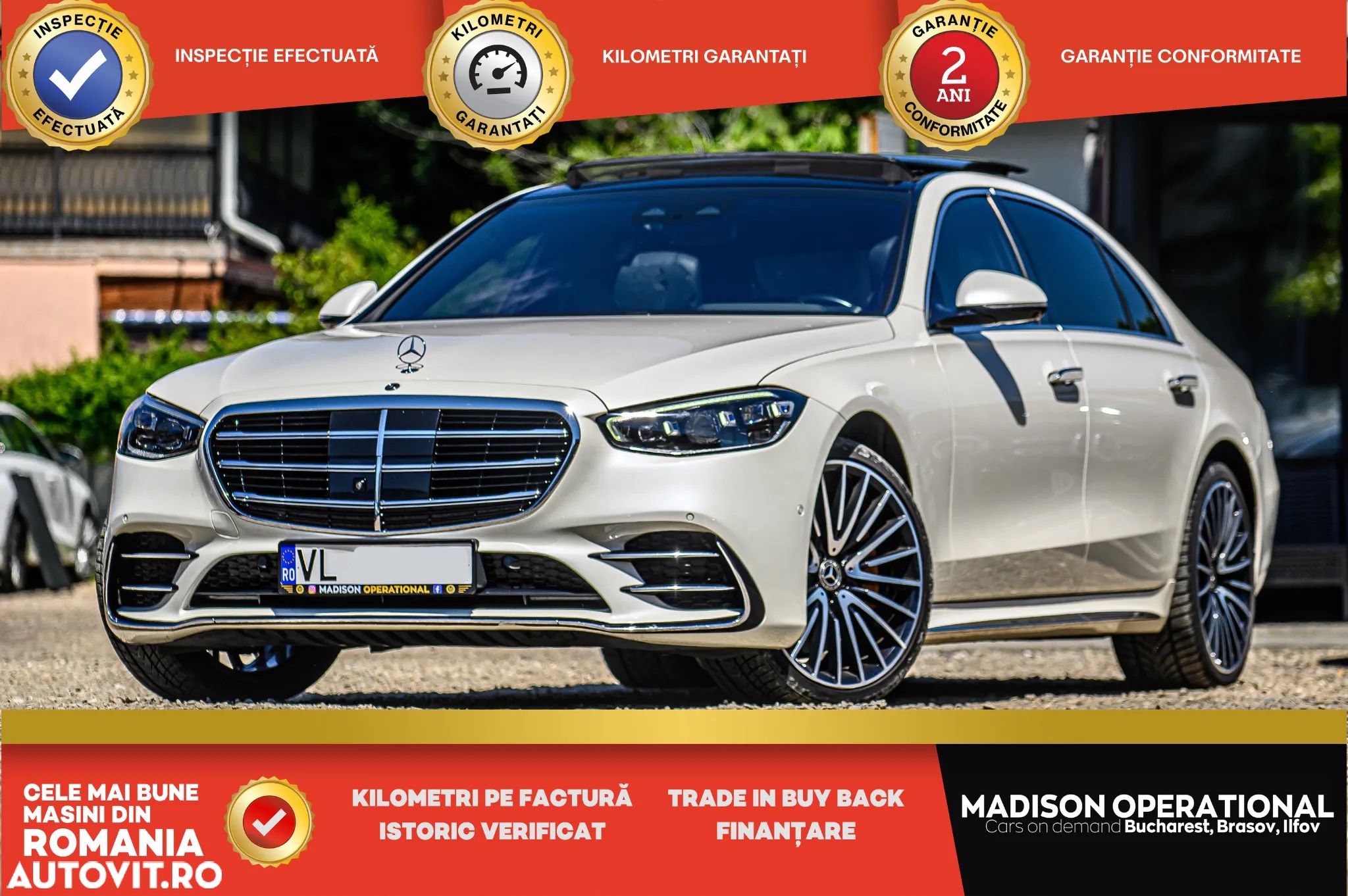 Mercedes-Benz S 500 4MATIC MHEV Long Aut. - 1