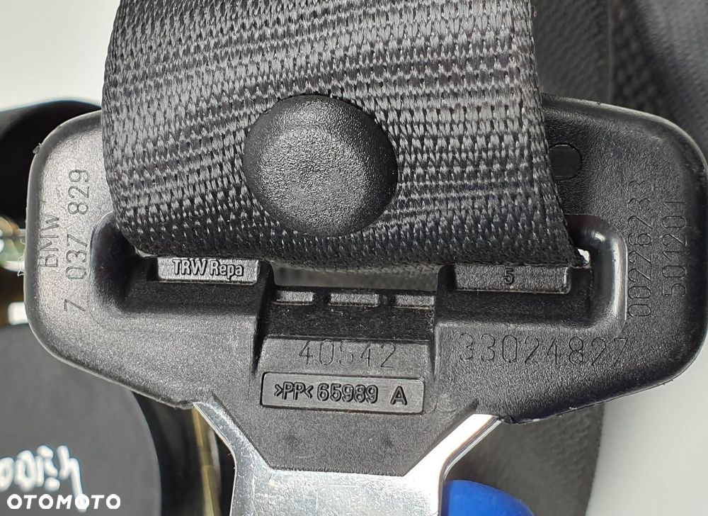 PAS BEZPIECZEŃSTWA ŚRODEK TYŁ BMW 7 E65 7037829 - 2