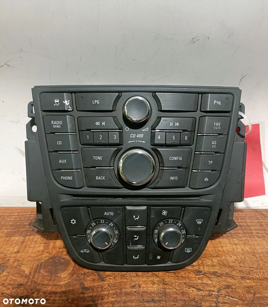 OPEL MERIVA B 10-17 r. panel radia 13362776 + PANEL KLIMATYZACJI 13435148 + - 1