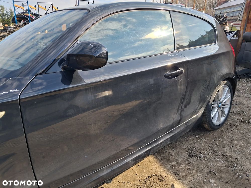 BMW E81 08 DRZWI LEWE PRZOD BLACK SAPHIRE METALIC 475 - 2
