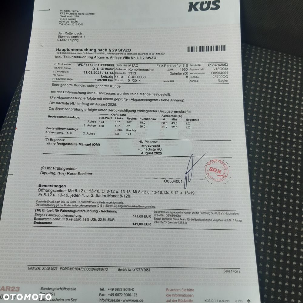 Mercedes-Benz Citan Tourer 415.705 - 21