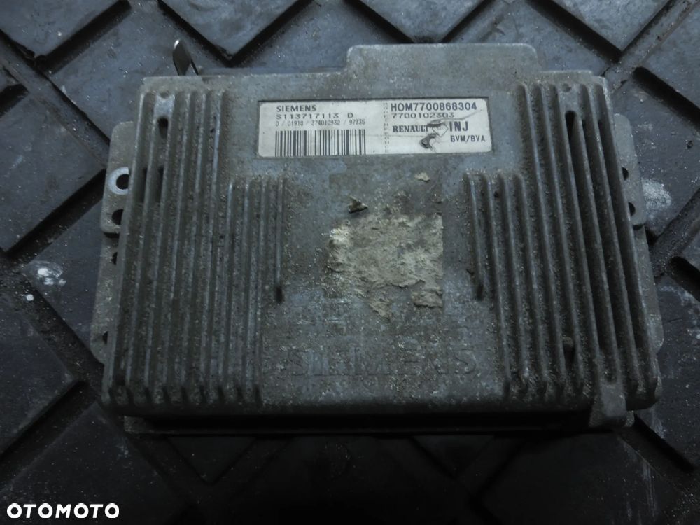 KOMPUTER STEROWNIK SILNIKA S113717113D 7700868304 7700102303 RENAULT - 1