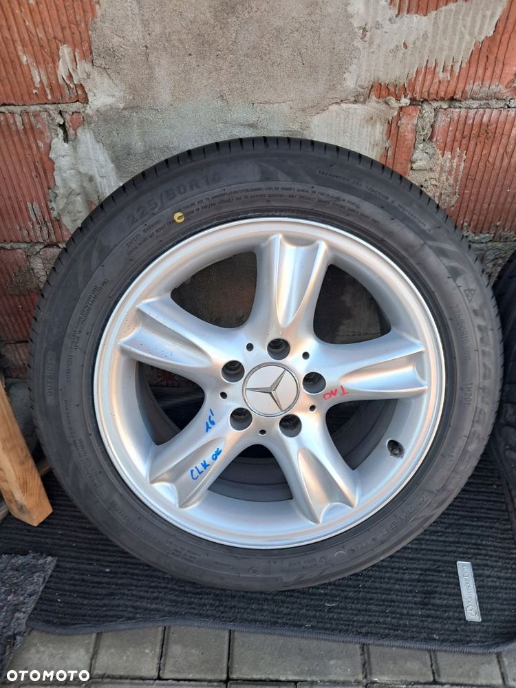 mercedes clk w209 felgi aluminiowe 16 koła lato 2024 rok et37 et32 - 11