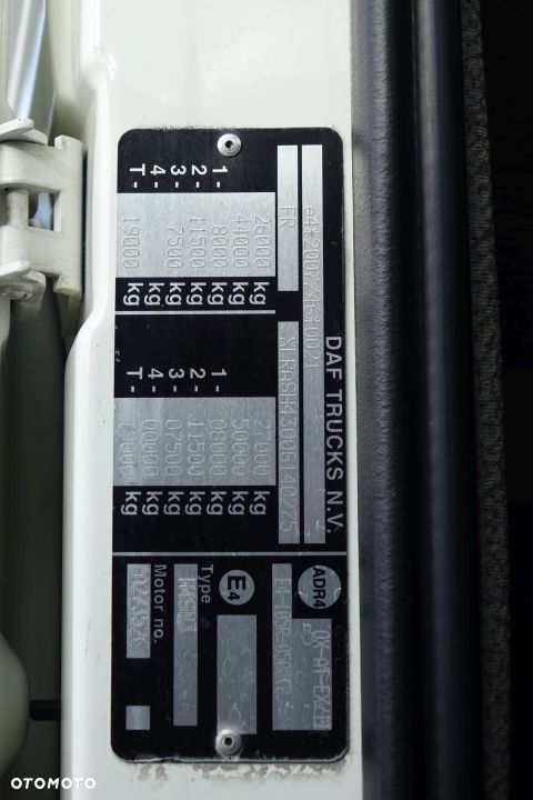 DAF XF 460 6x2 / EURO6 / AUTOMAT / INTARDER / HDS X-HIDUO 188 B-2/ ZABUDOWA SKRZYNIA BURTOWA + PRZYCZEPA LECITRAILER - 40