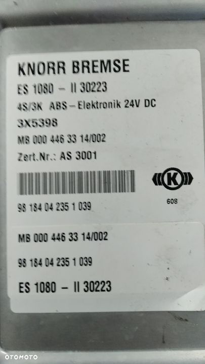 Sterownik ABS Mercedes Atego 3X5398 - 3