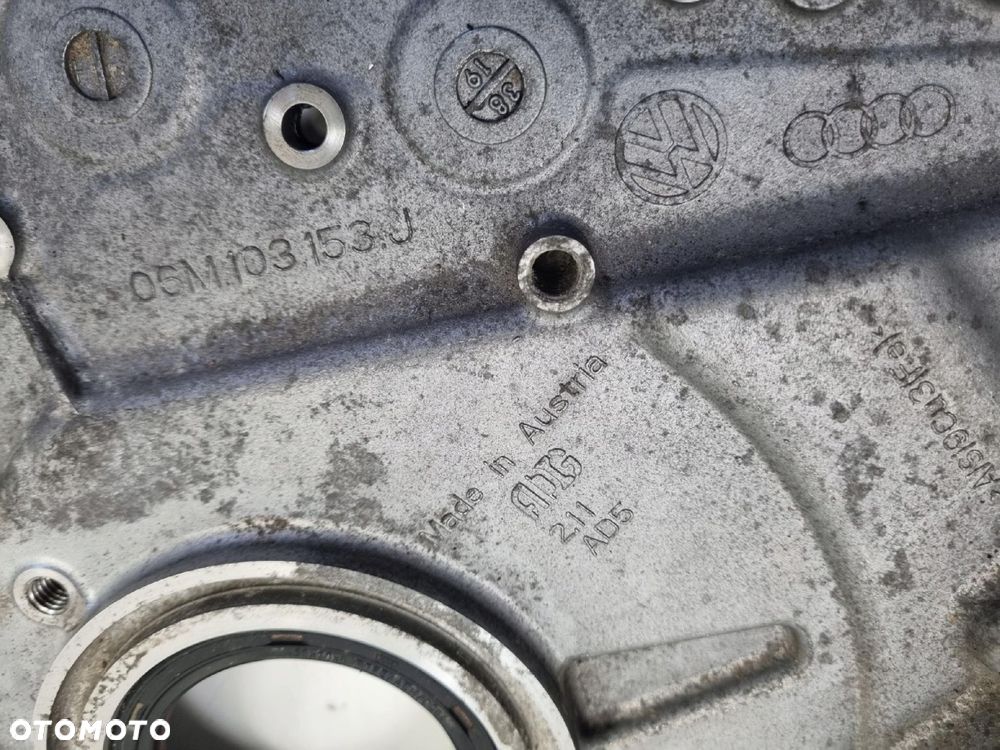 OBUDOWA WAŁU ROZRZĄDU kołnierz OSŁONA 06M103153J Audi Q7 II 4M 3.0 TFSI - 11