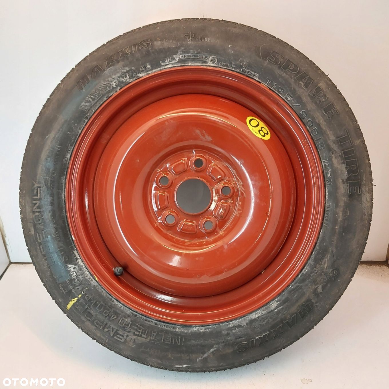 Koło dojazdowe Dojazdówka 16 5x114,3 Suzuki SX4 S-Cross 135/80R16 B1078 - 1