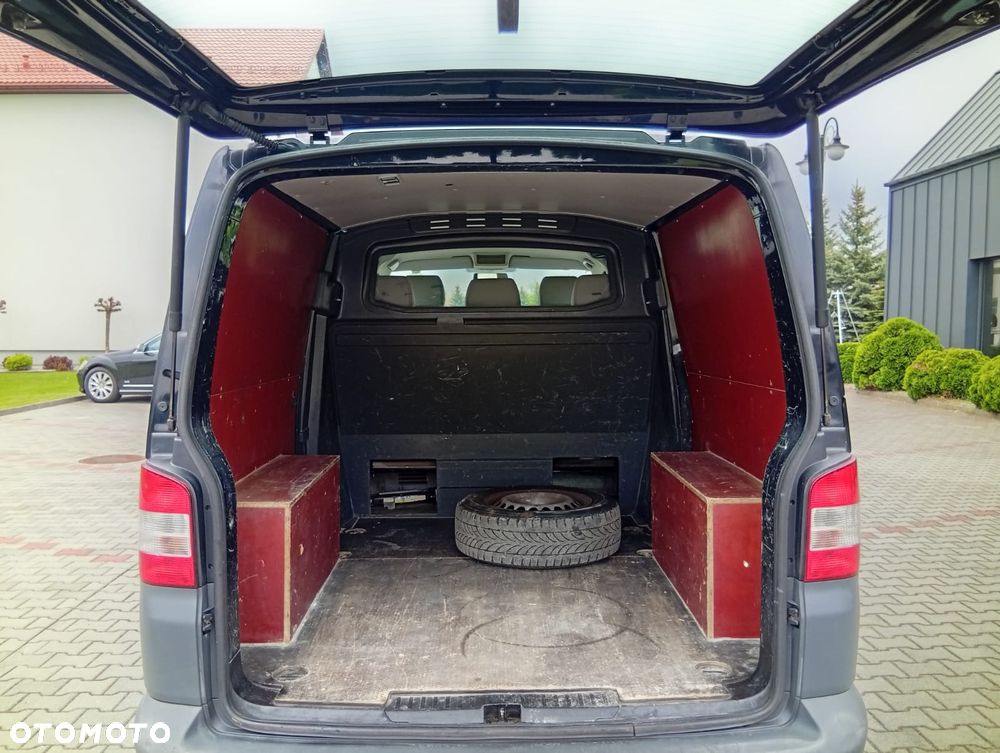 Volkswagen TRANSPORTER T5 LIFT L2H1 Long Klima Elektryka Navi Dubel Kabina Brygadówka - 12