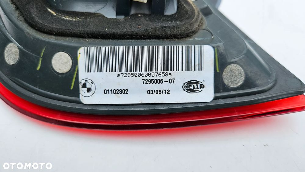 BMW X6 E71 LIFT LCI LED Lampa tył prawy w klapę bagażnika Lampa tylna prawa EUROPA IDEALNA 7295006 - 11