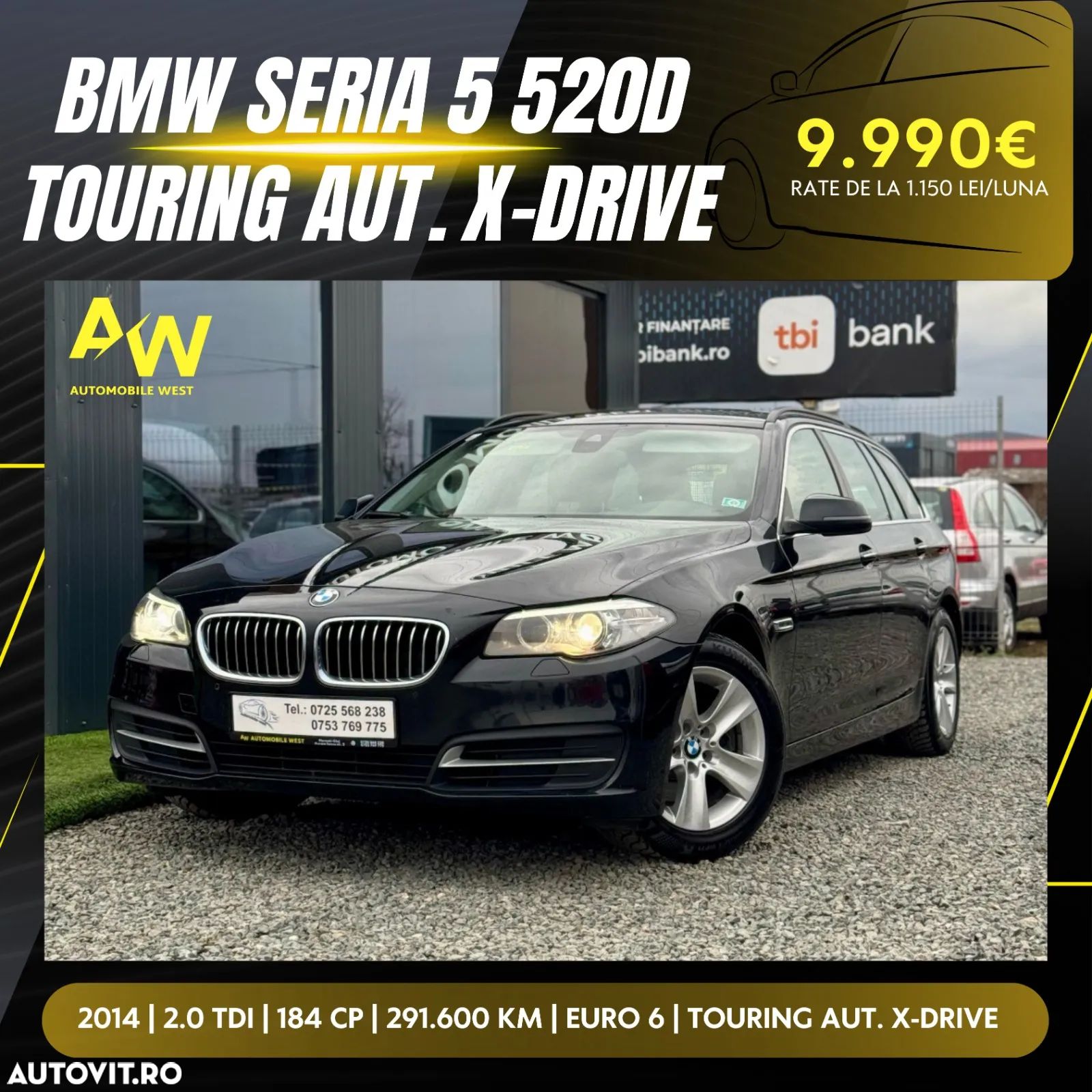 BMW Seria 5 520d Touring Aut. Luxury Line - 1