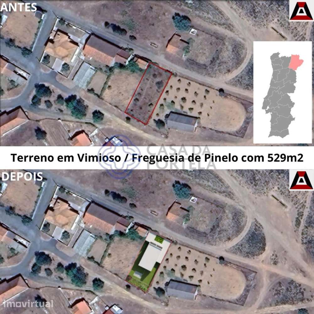 Terreno em Pinelo, Vimoso -Oportunidade junto à fronteira com Espanha - Grande imagem: 2/36