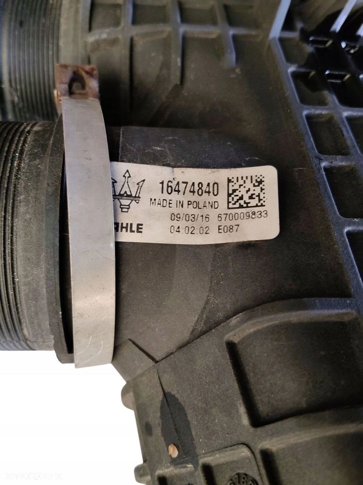 INTERCOOLER PRAWY MASERATI GHIBLI III (2013-2017) 3.0 D 250KM 16474840 - 7