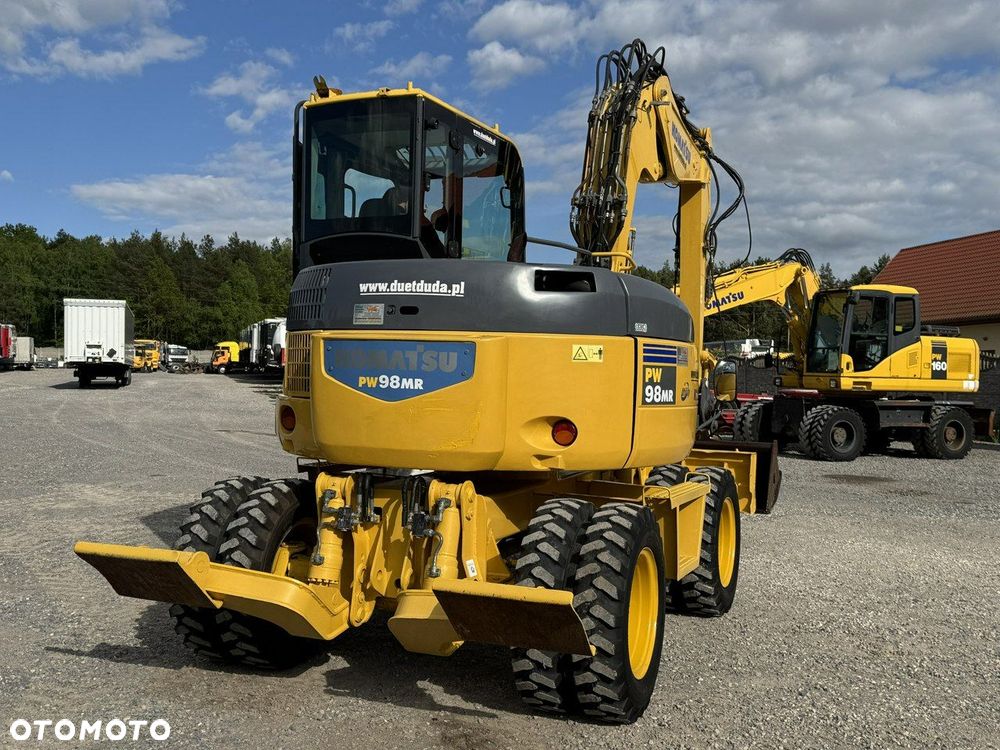 Komatsu PW 98 MR 8 Pług + Podpory 10ton Szybkozłącze - 21
