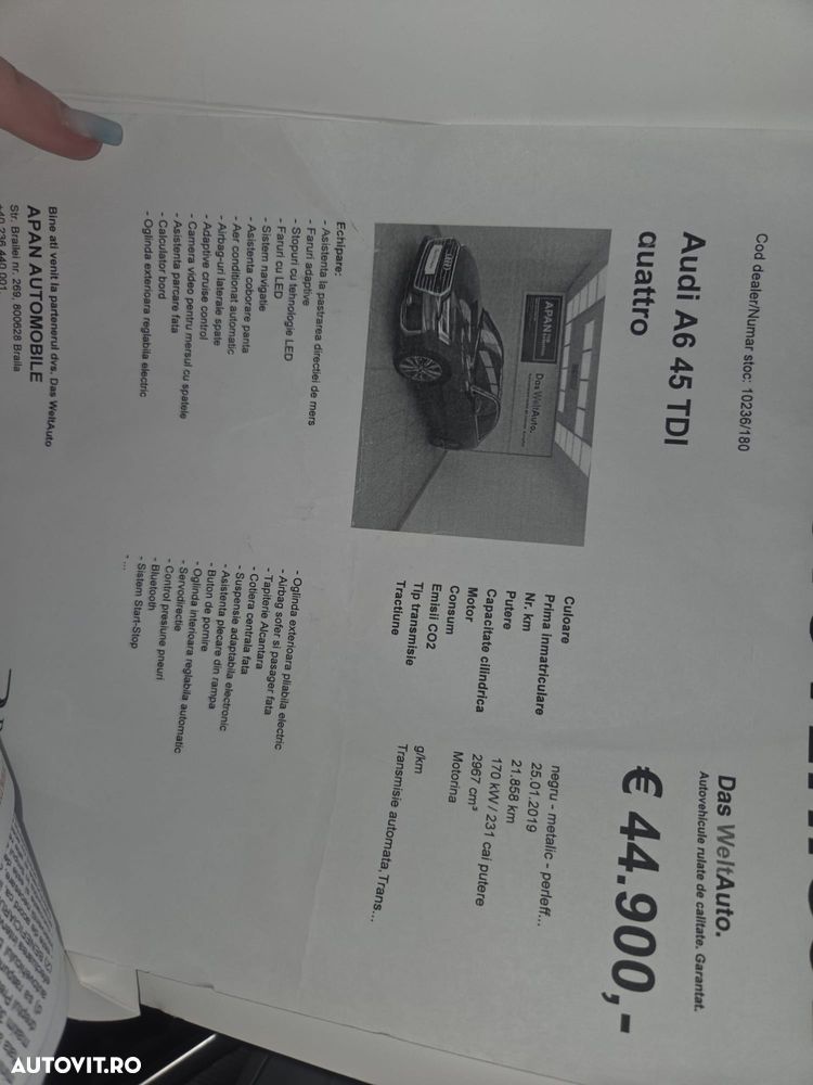 Audi A6 3.0 45 TDI quattro Tiptronic Sport - 8