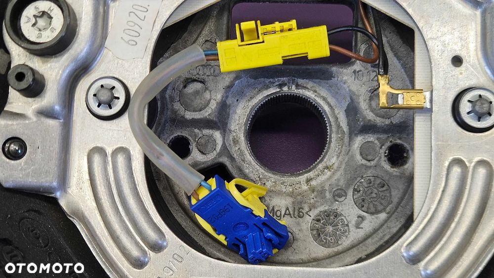 Kierownica Trzy 3 Ramienna Czarna Skóra Soul Air Bag Poduszka Kabel Wtyczka AUDI A4 B6 B7 - 29