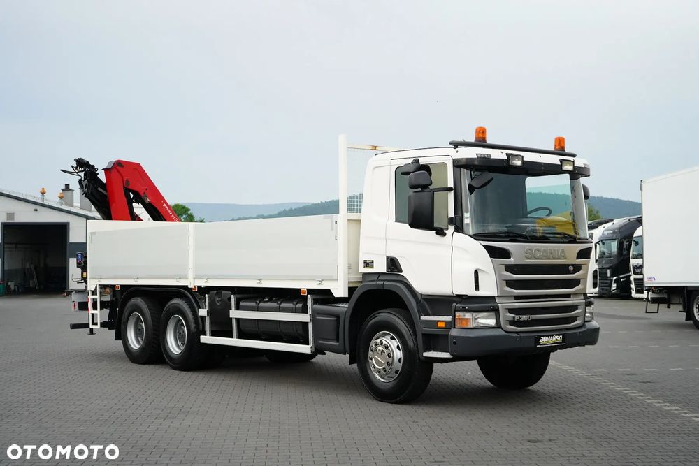 Scania / P 360 / 6 X 4 / SKRZYNIOWY + HDS / HMF 1730 K3 / RETARDER / ROTATOR / PILOT - 30