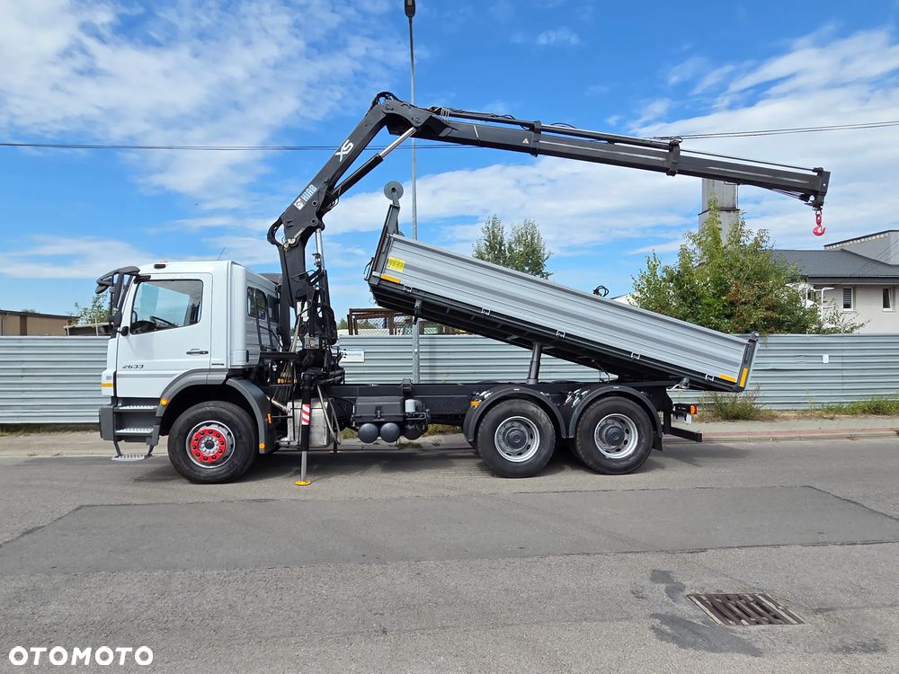 Mercedes-Benz AXOR 2633 6x4 HDS HIAB 122 NOWY KIPER WYWROTKA TYLKO 207.000 km. 330KM EURO 5 - 2