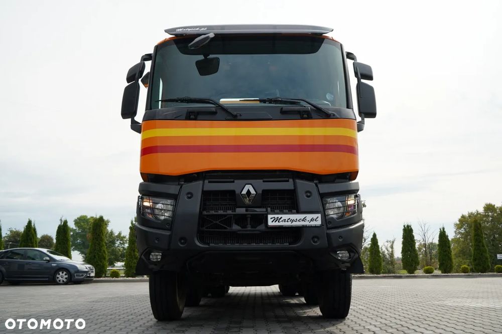Renault K 480 / 8x4 / WYWROTKA DWUSTRONNA / HYDROBURTA / KLAPODRZWI  / SPROWADZONY / PO KONTRAKCIE SERWISOWYM - 15