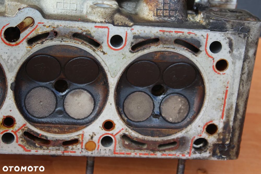 GŁOWICA CYLINDRÓW OPEL OMEGA B VECTRA B ASTRA G II 2.0 X20XEV Z WAŁKAMI DEMONTAŻ SZCZELNA - 15