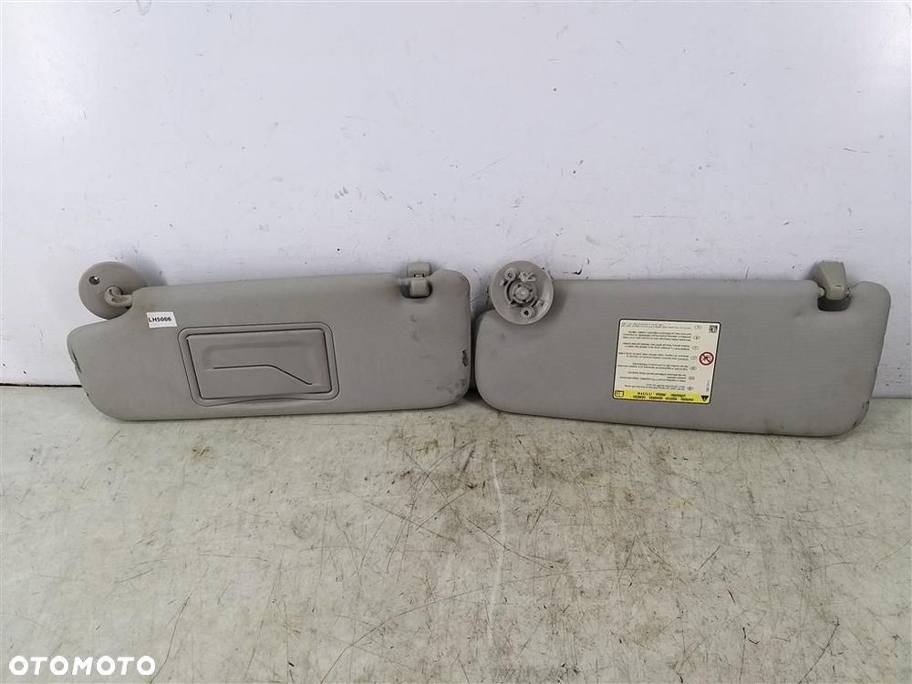 Osłona przeciwsłoneczna PRAWA LEWA DASZEK Chevrolet Spark III 09-2015 - 1
