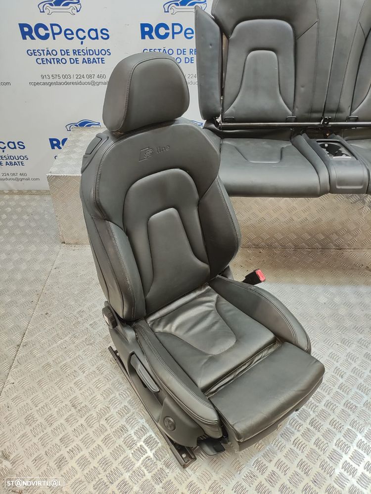 Conjunto Bancos Originais Pele Audi A5 8T S-Line Cabrio - 4