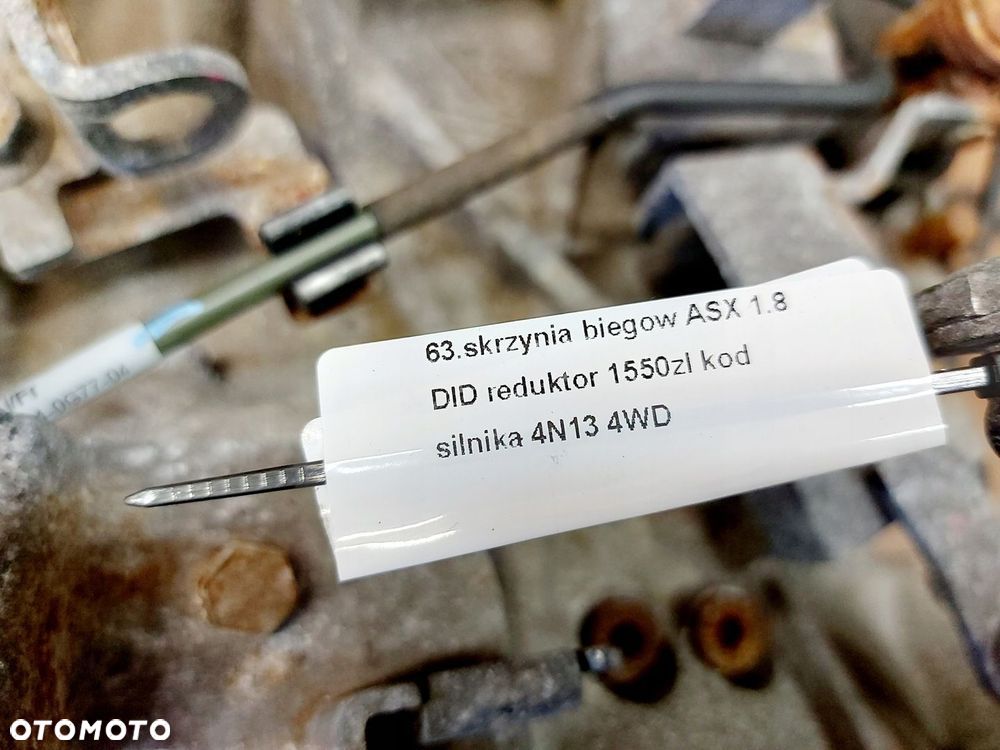 mitsubishi asx 1 i 1.8 did 4wd skrzynia biegów manualna reduktor 4n13 - 5