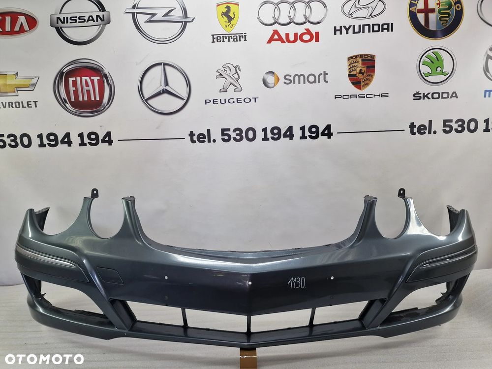 MERCEDES E-KLASSA W211 LIFT 06- ŁADNY ZDERZAK PRZEDNI PRZÓD , KOLOR SZARY METALIK ( GRAFITOWY ) , NR A2118801540 , NR AUKCJI NZ1130 - 1